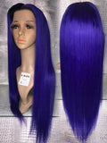 1B/Purple Lace Wig