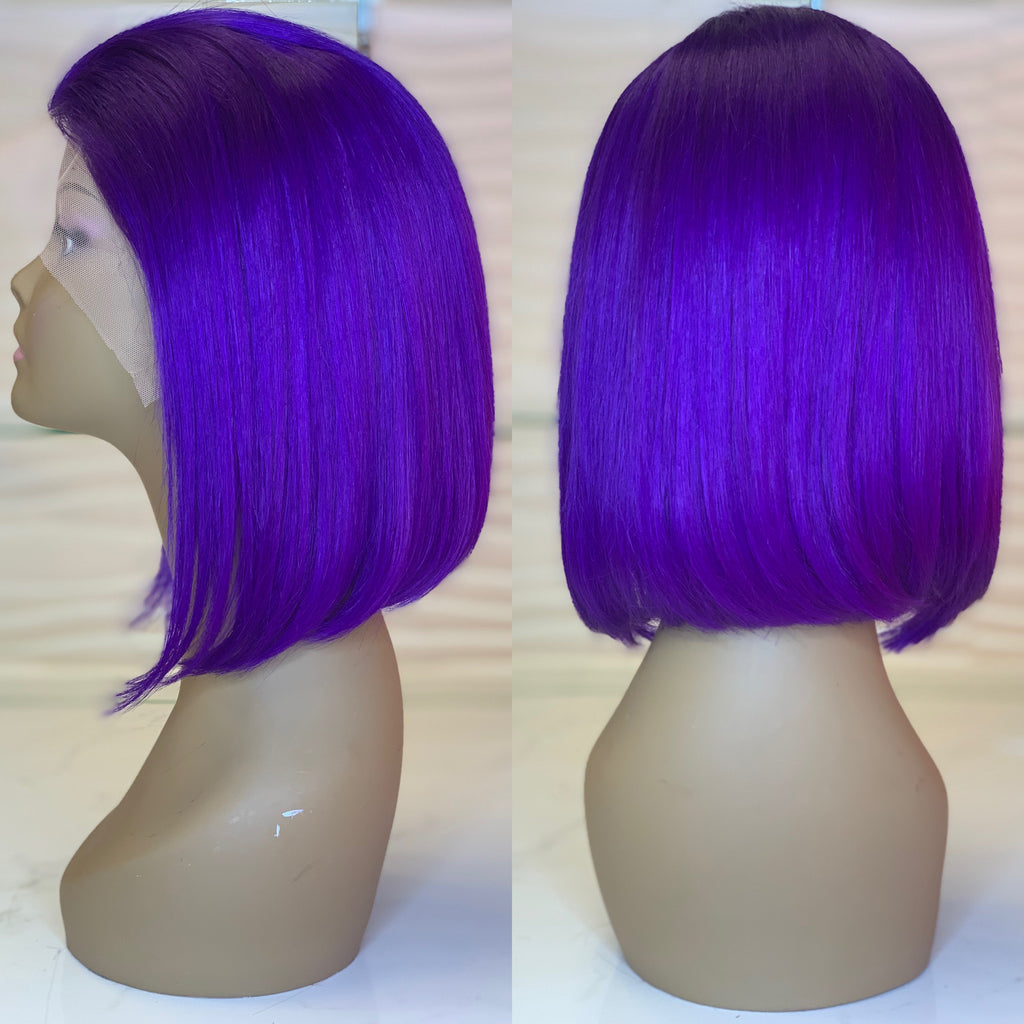 Purple Lace Wig