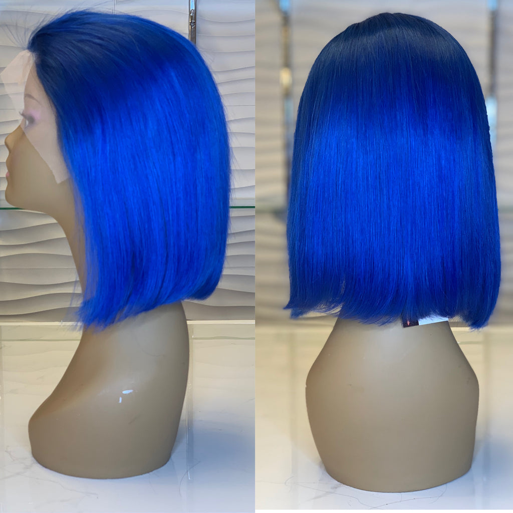 Royal Blue Lace Wig