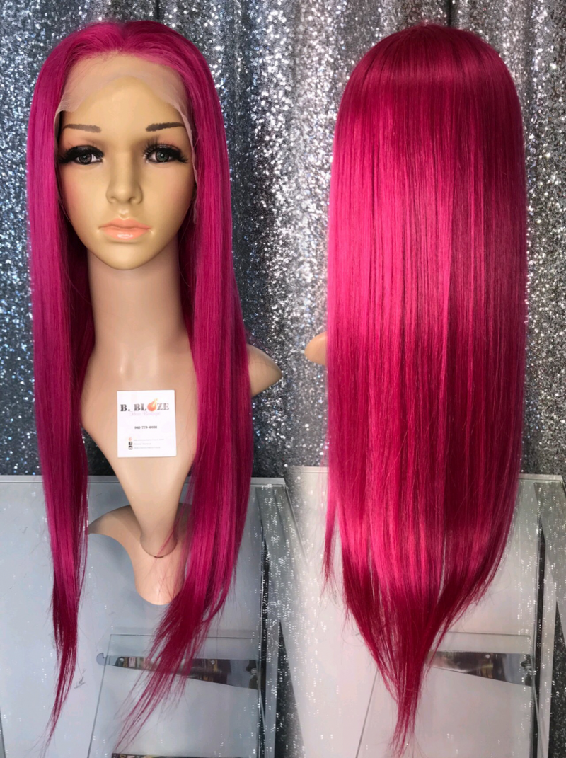 Fuchsia Lace Wig