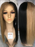 Half and Half Lace Wig