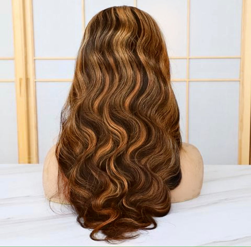 Piano (Brown) Closure Lace Wig