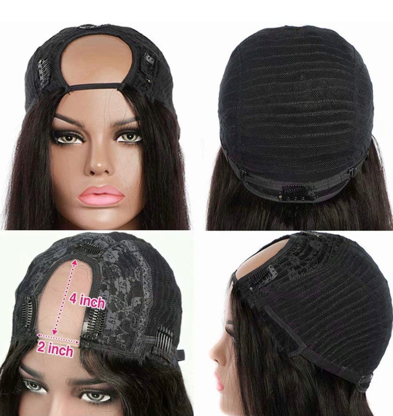 U Part Wig (180% Density)