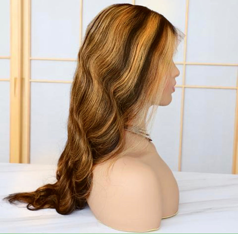 Piano (Brown) Closure Lace Wig