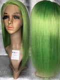 Lime Green Lace Wig