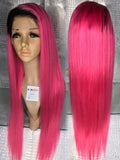 Pink/1B Lace Wig