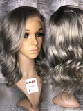 Silver Body Wave Lace Wig